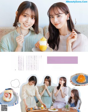 A group of women sitting around a table eating food.